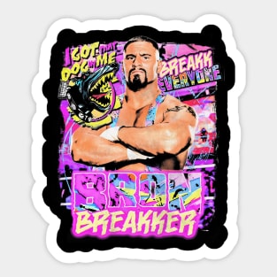 Bron Breakker WWE Sticker